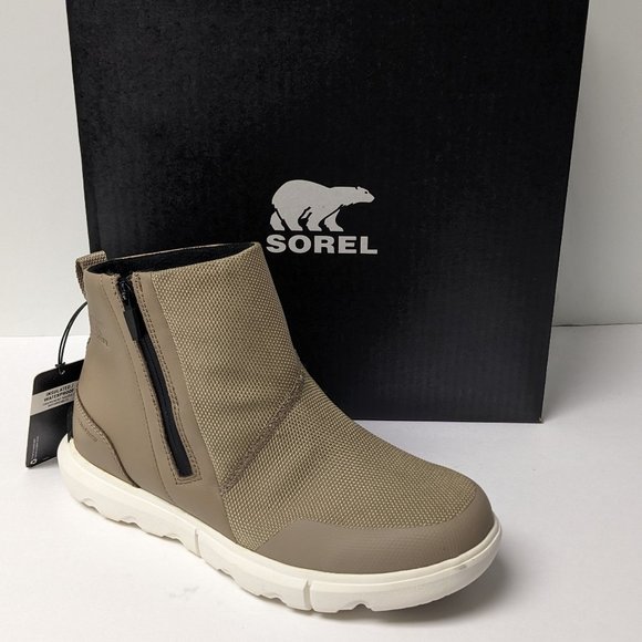 Sorel Explorer II Waterproof Bootie, Taupe, Women's 9 M - Picture 1 of 6